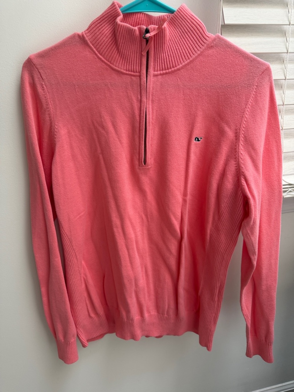 Women’s Pink Quarter-Zip Sweater